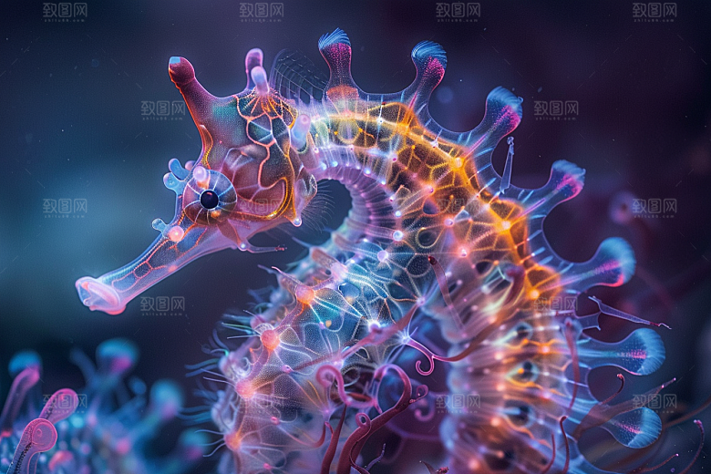 海马保护环境生态素材