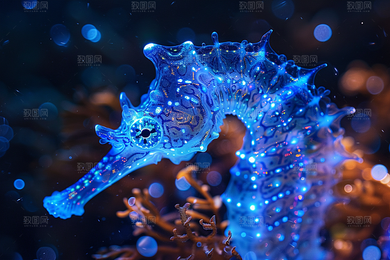 海马生态海洋生物素材