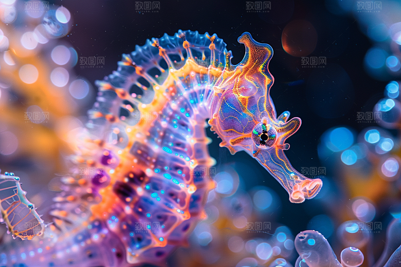 海马珊瑚礁保护环境素材