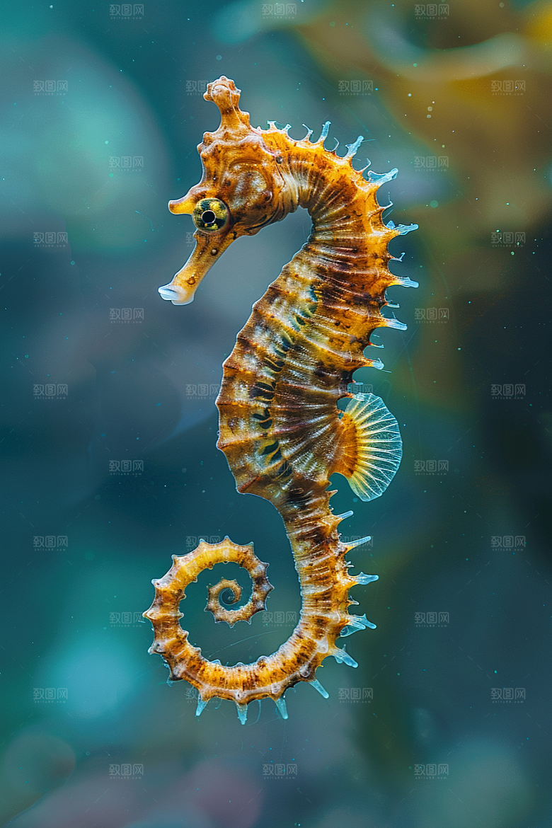 海马自然珊瑚礁素材