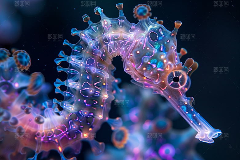 海马保护环境高清素材