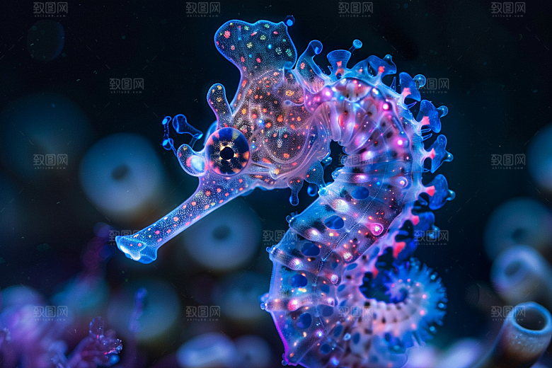 海马生态高清素材