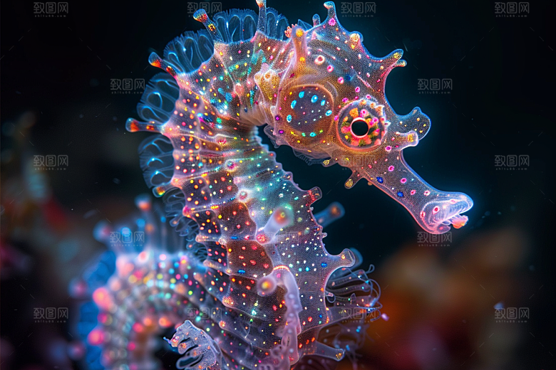 海马珊瑚礁保护环境素材