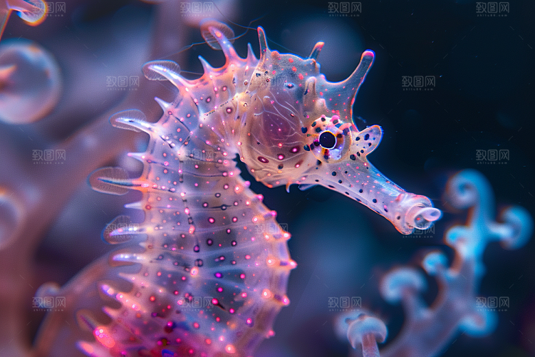 海马珊瑚礁环保素材