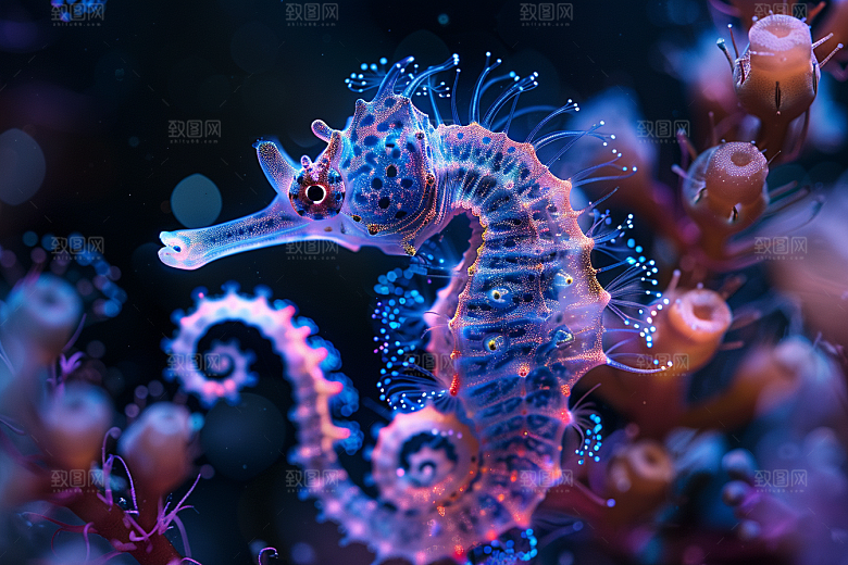 海马海洋生物自然素材