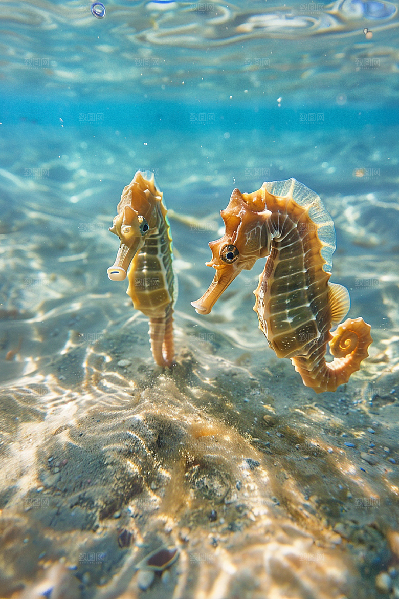 海马海洋生物生态素材