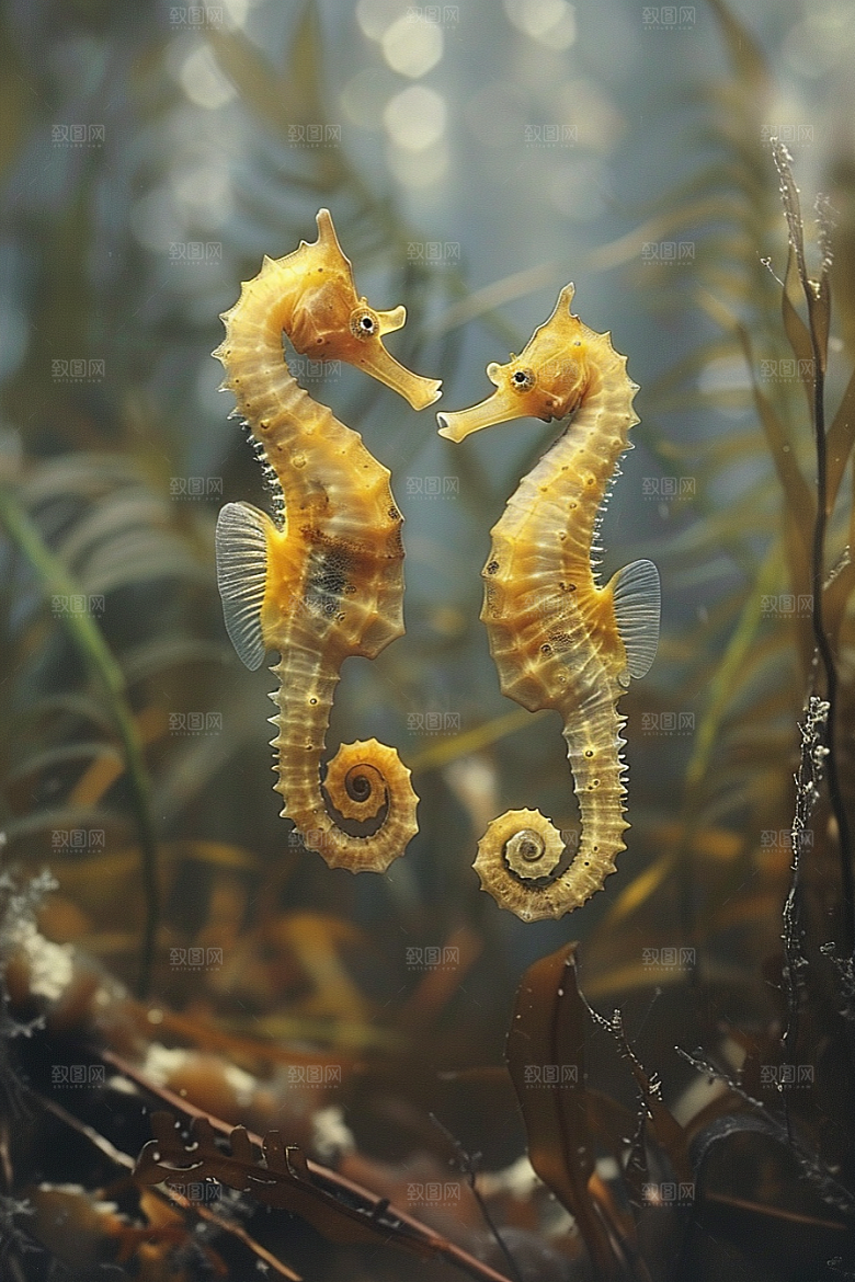 海马海洋生物高清素材