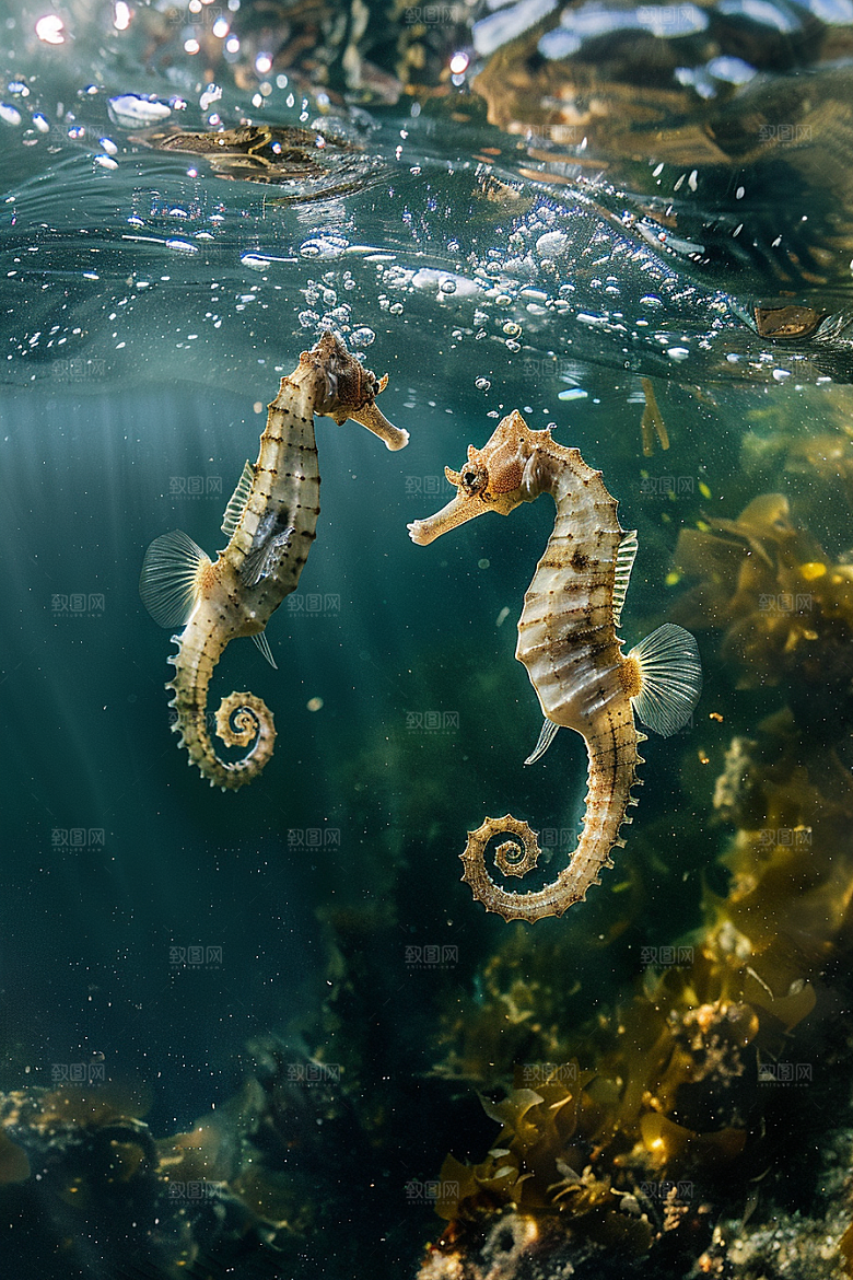 海马自然海底素材