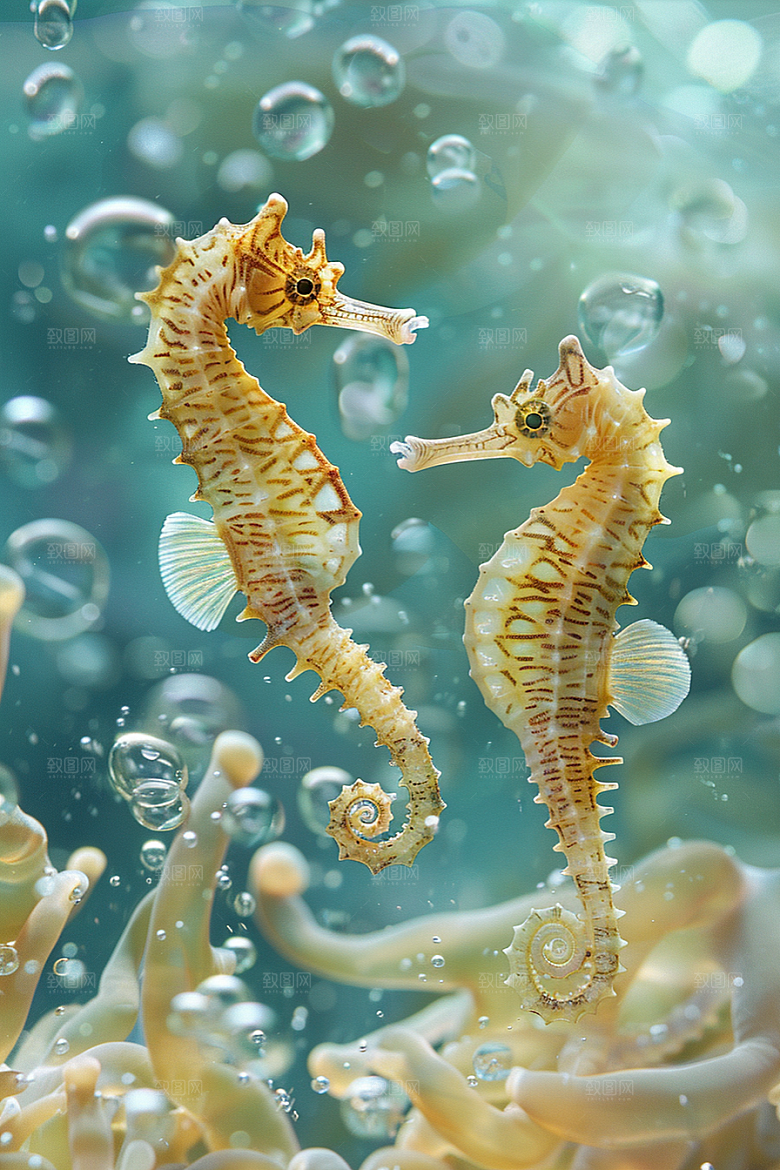 海马保护动物海洋生物素材