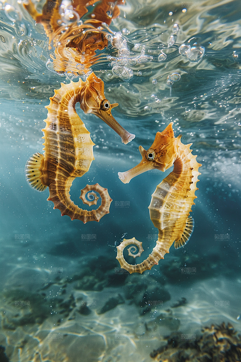 海马生态海洋生物素材