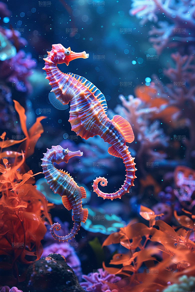 海马海洋生物高清素材