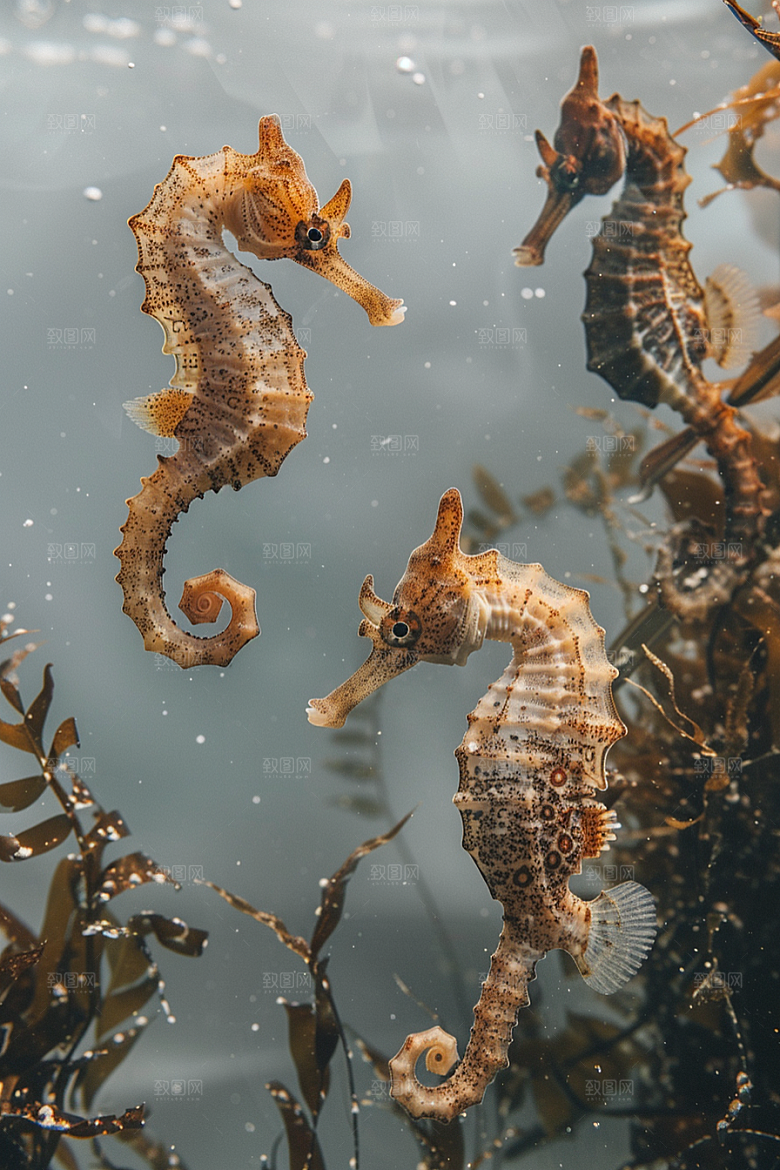 海马珊瑚礁大海素材