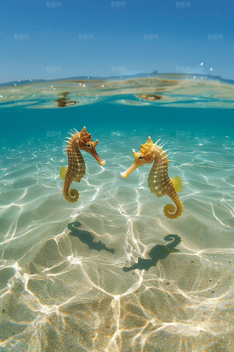 海马海底生态素材