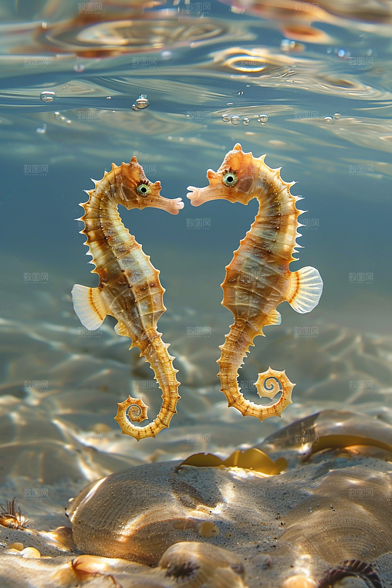 海马海底海洋生物素材