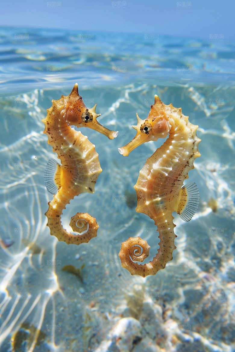 海马自然海底素材
