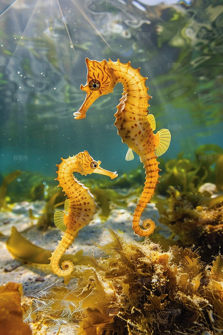 海马海洋生物生态素材