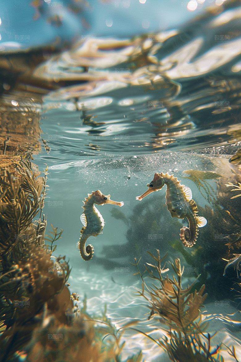 海马海洋生物保护环境素材