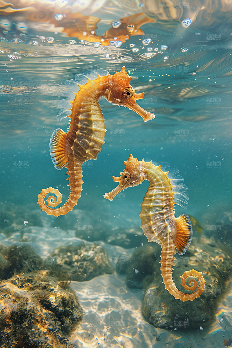 海马高清海底素材