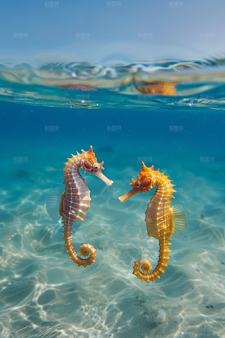 海马保护动物高清素材