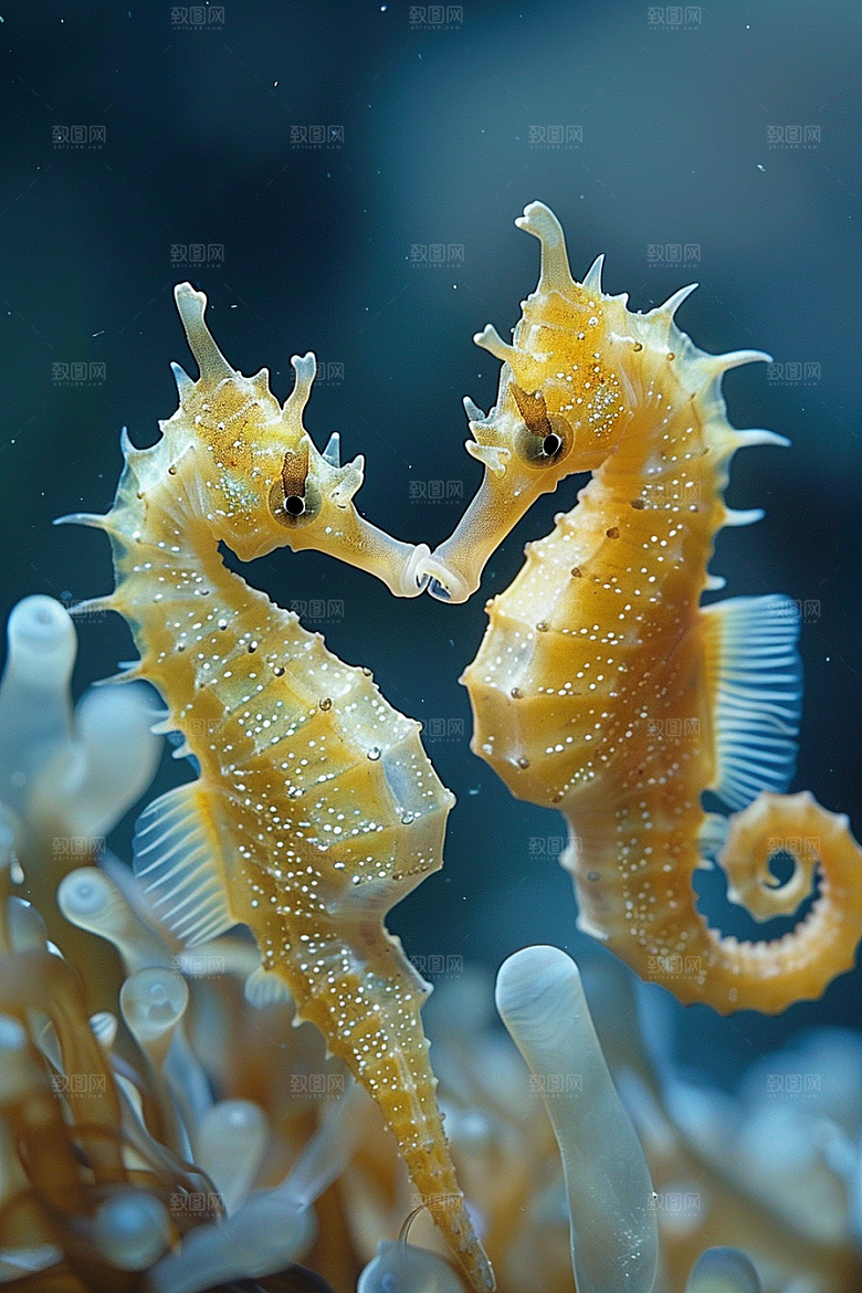海马环保保护动物素材