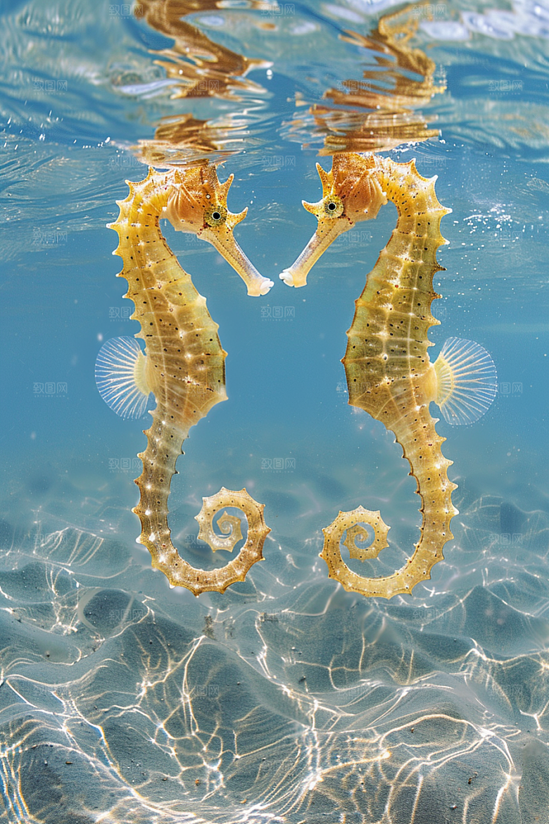 海马海洋生物生态素材
