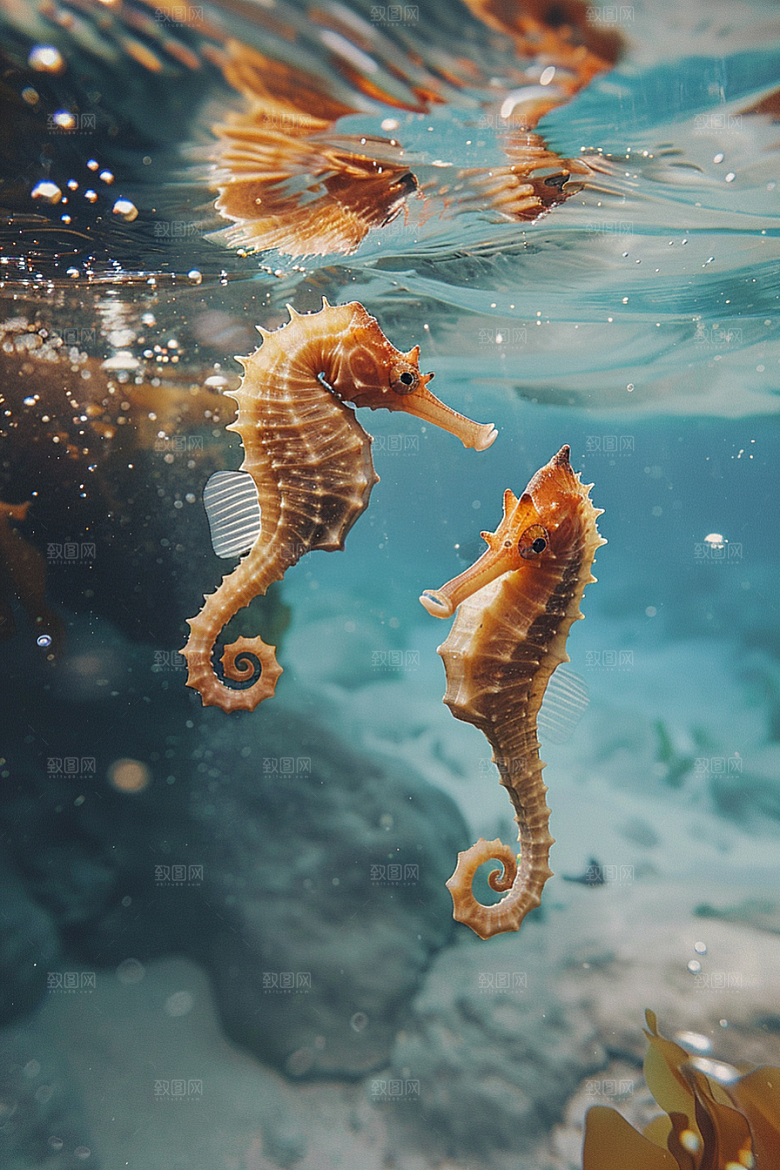 海马保护动物自然素材
