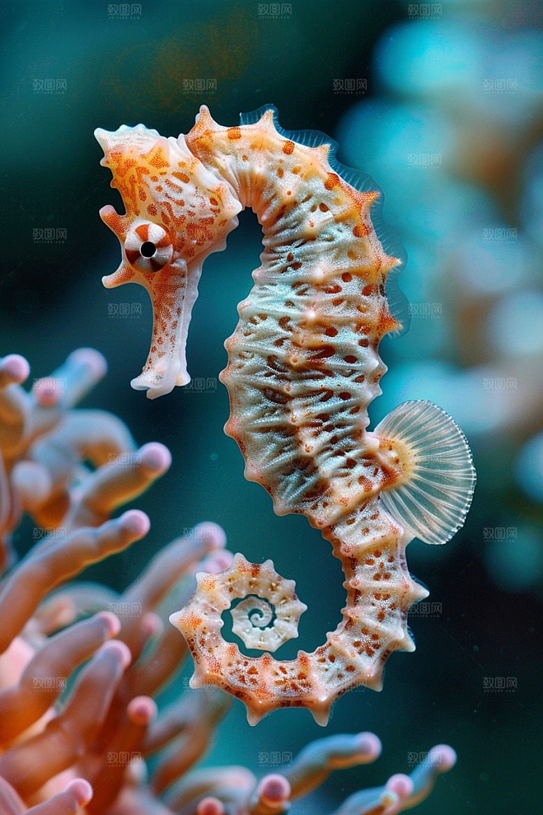 海马珊瑚礁大海素材