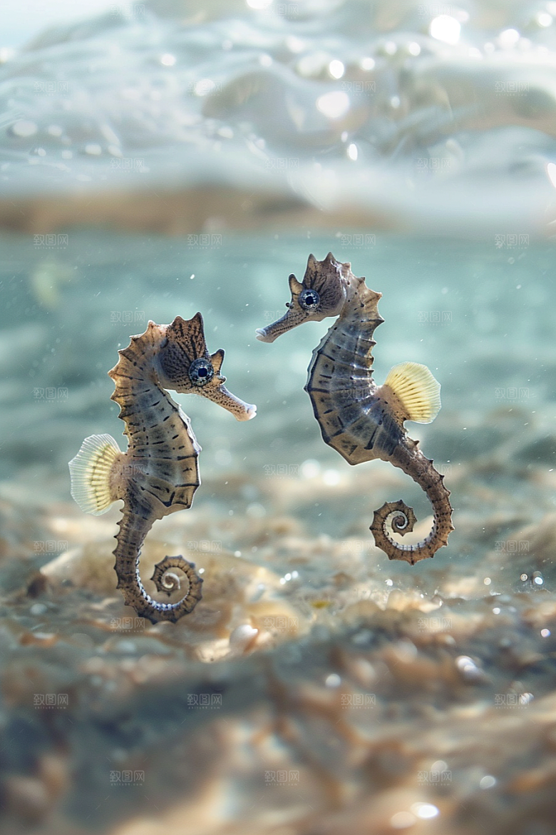 海马海底自然素材