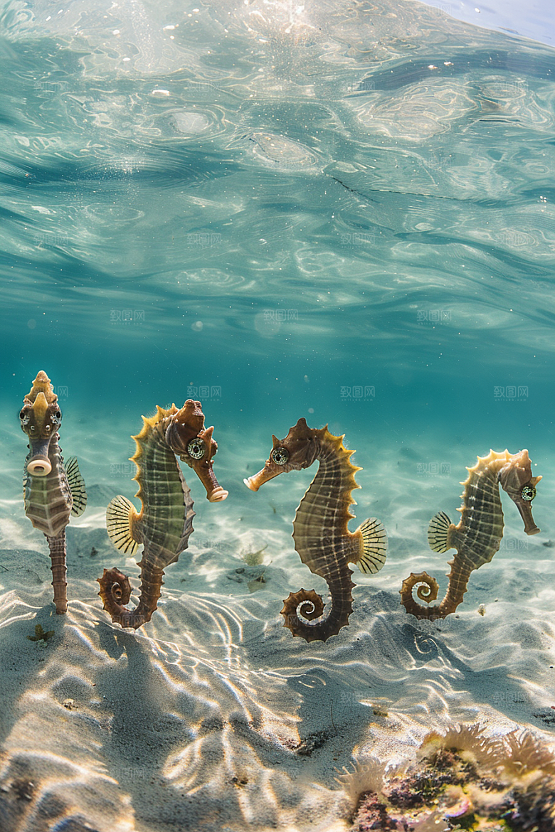 海马自然海洋生物素材