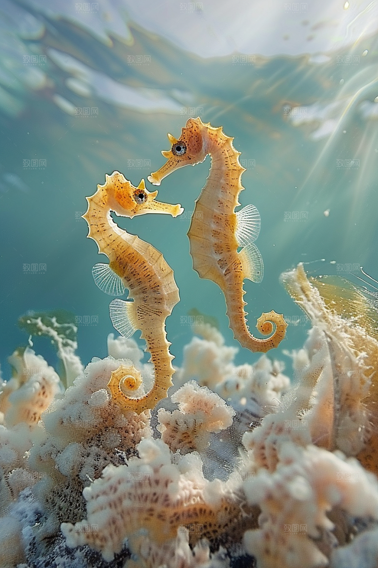 海马海底生态素材