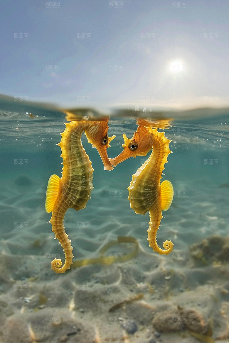 海马环保保护环境素材