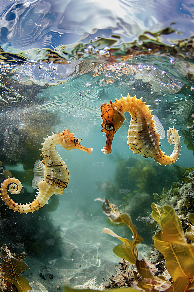 海马海洋生物保护环境素材