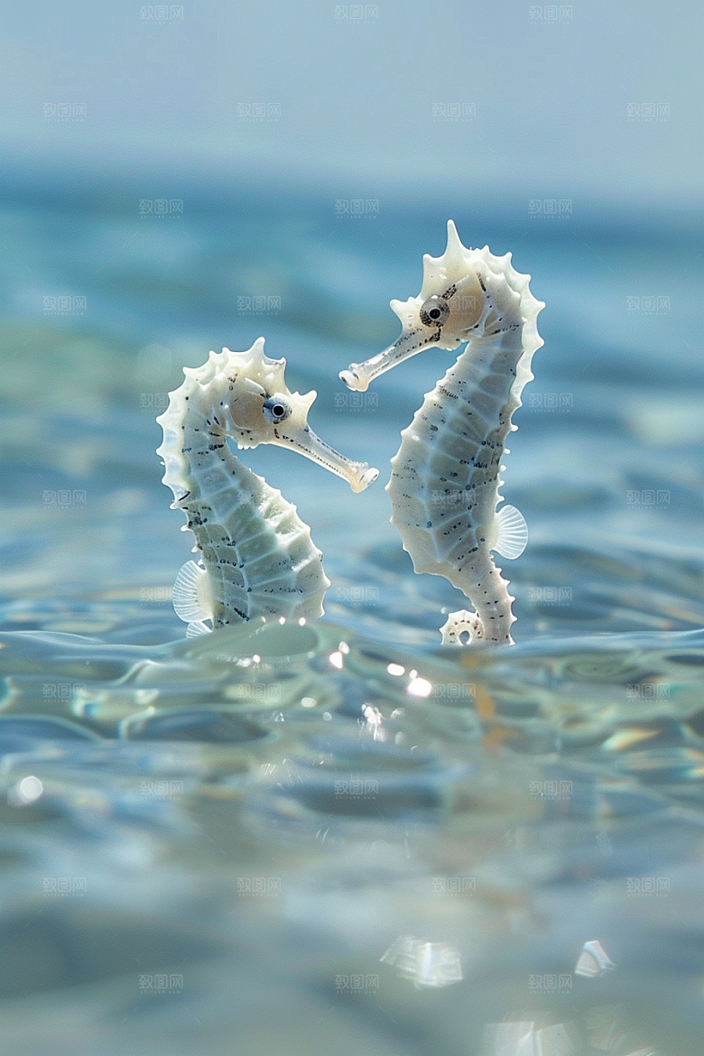 海马保护环境生态素材