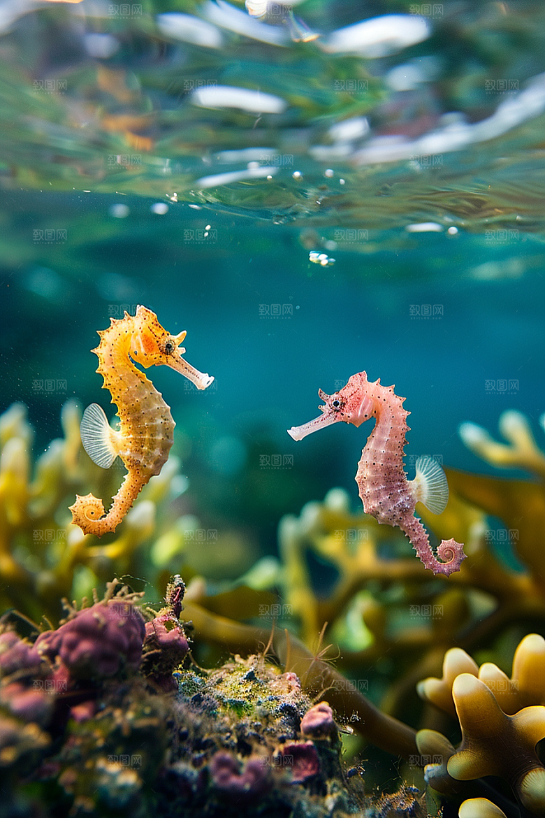海马海底生态素材