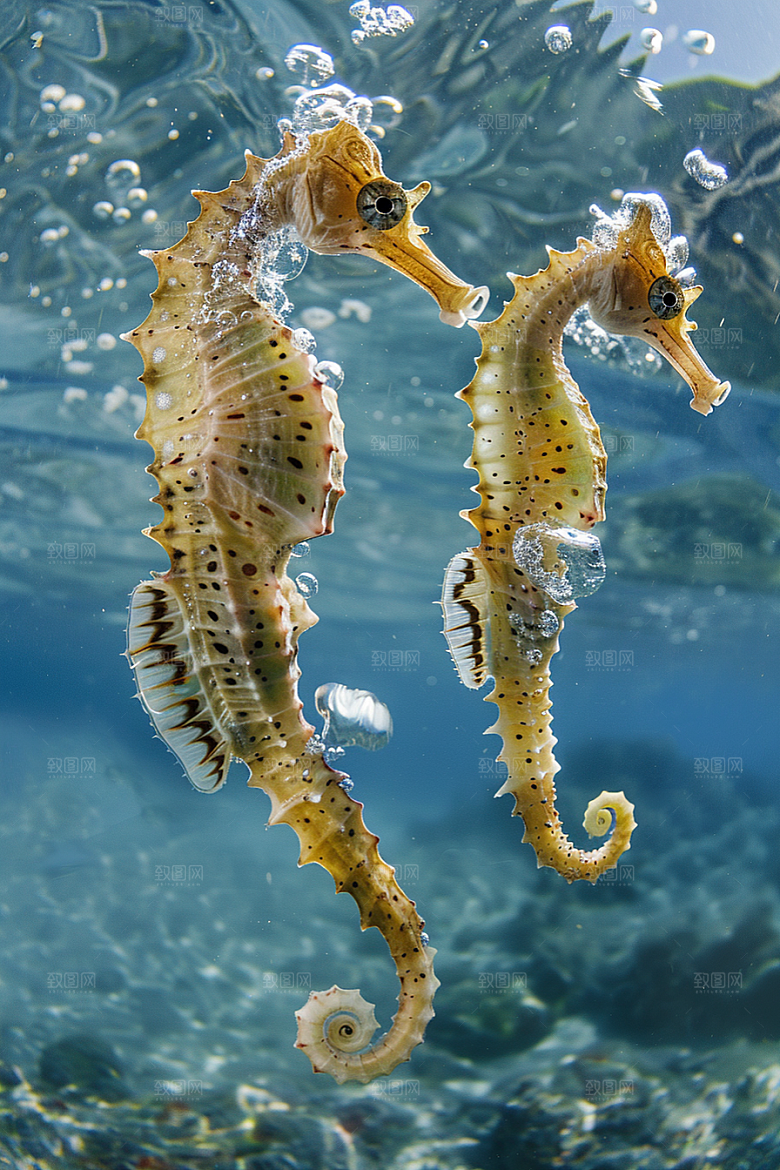海马海洋生物保护动物素材