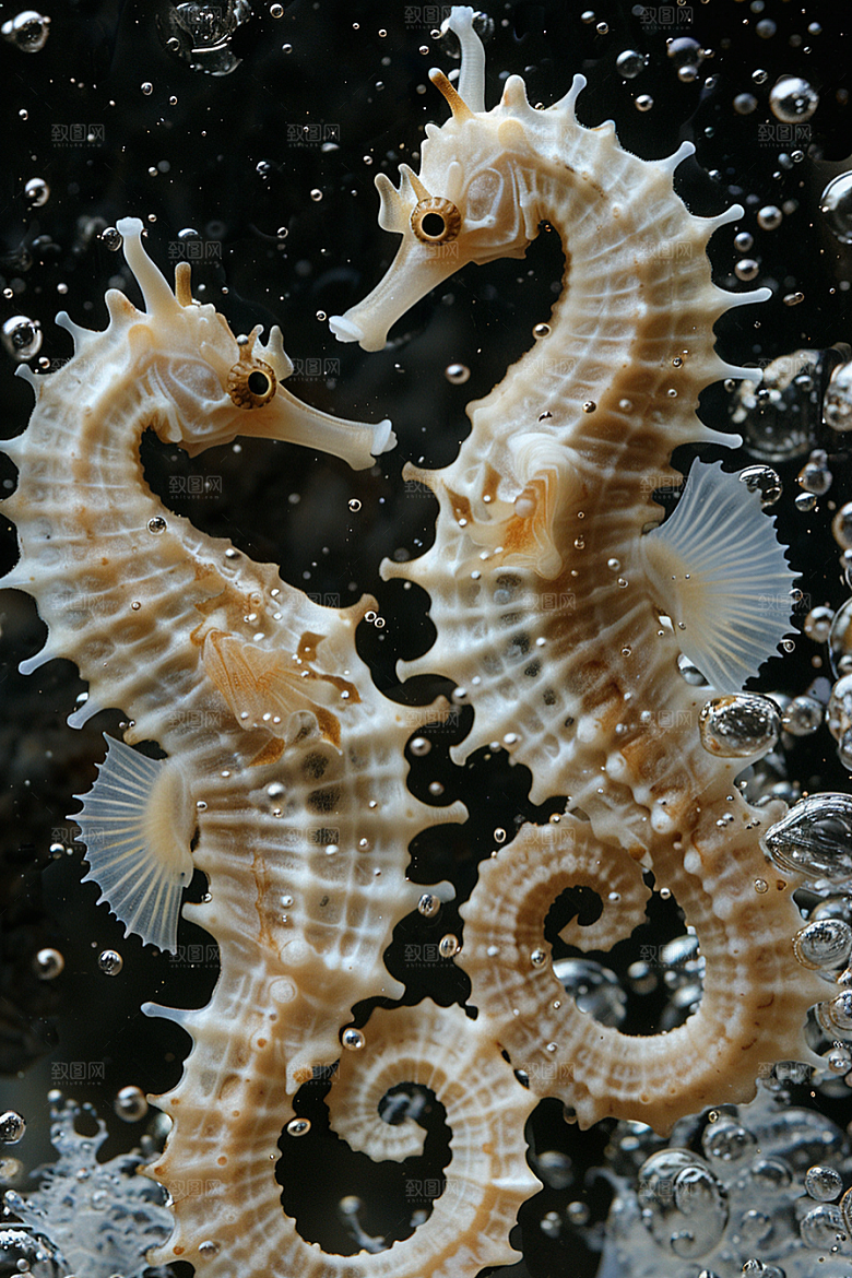 海马海洋生物珊瑚礁素材
