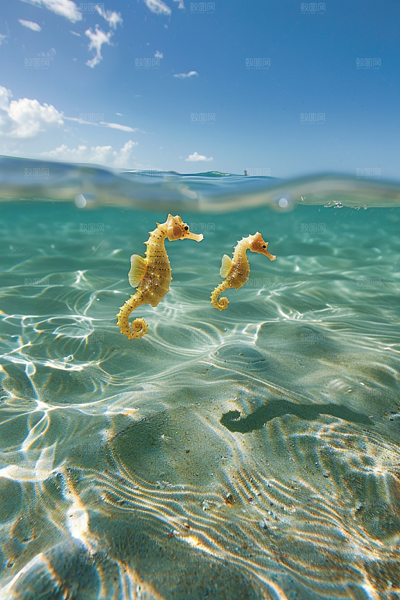 海马海洋生物高清素材