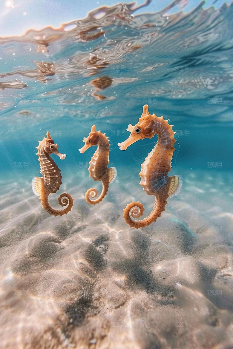 海马生态海洋生物素材