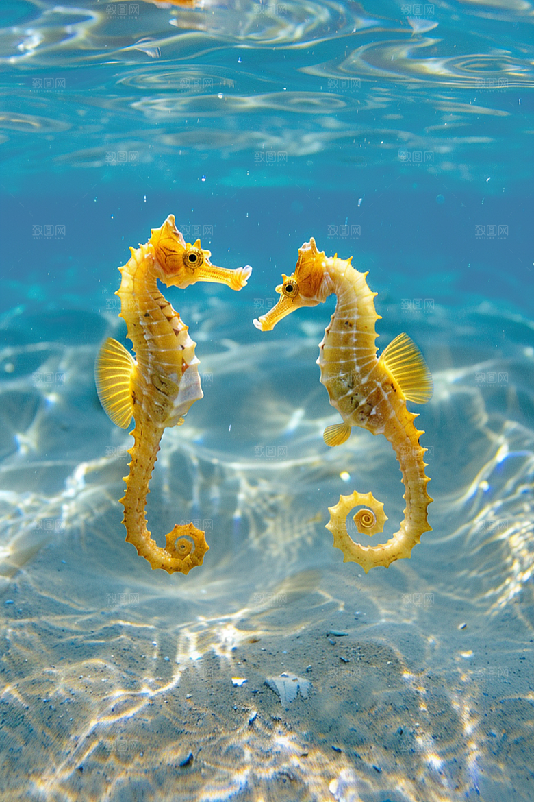 海马保护动物生态素材