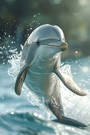 海豚高清大海生灵素材