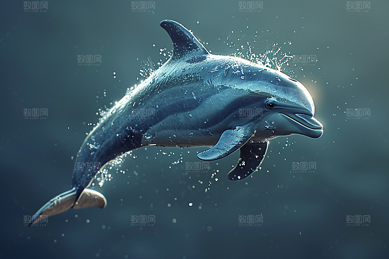 海豚大海生灵高清素材