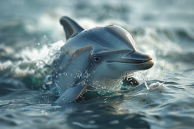 海豚保护动物海洋生物素材