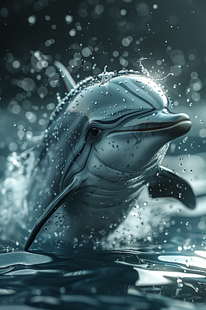 海豚保护动物哺乳动物素材