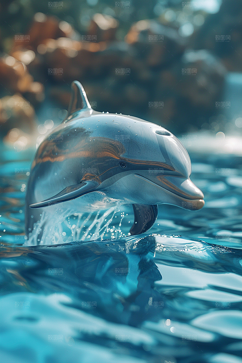 海豚动物高清素材