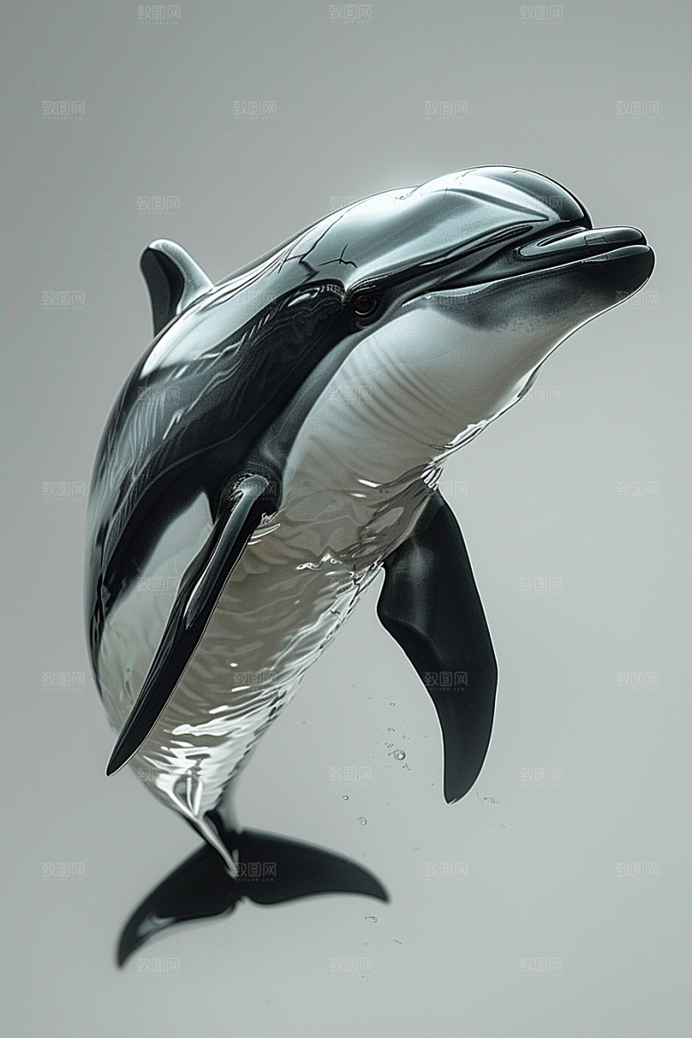 海豚保护动物海洋生物素材