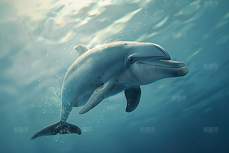 海豚海洋生物哺乳动物素材