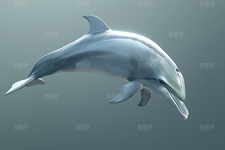 海豚海洋生物大海生灵素材