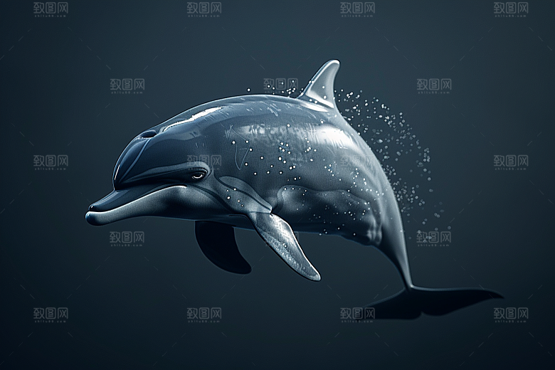 海豚环保高清素材