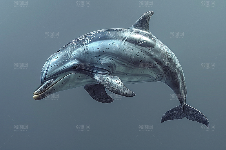 海豚高清游泳素材