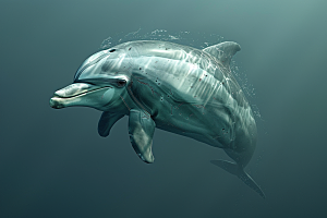 海豚海洋生物高清素材